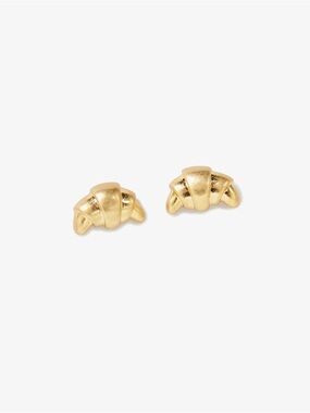 CLARE V Croissant Stud Earrings OS NWT